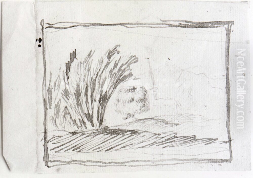 Grotesk kvinna. Mademoiselle Weidehaupt Oil Painting by Johan Tobias Sergel