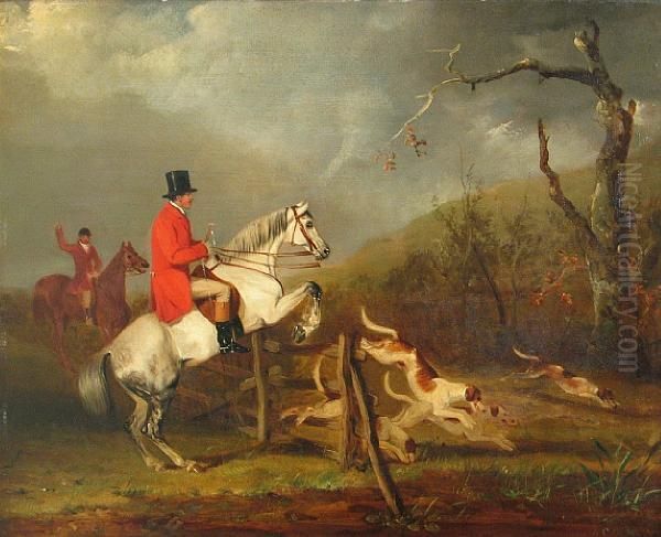 Hold Hard Oil Painting by Henry Calvert