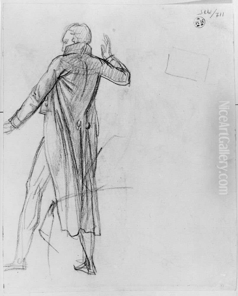 Figurstudie for Le 10 Aout 1792 Oil Painting by Francois Gerard