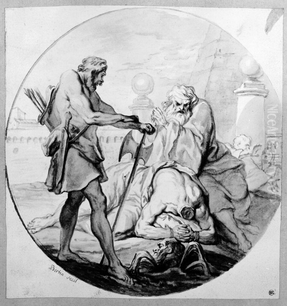 t Pauls martyrium Oil Painting by Nicolas Bertin