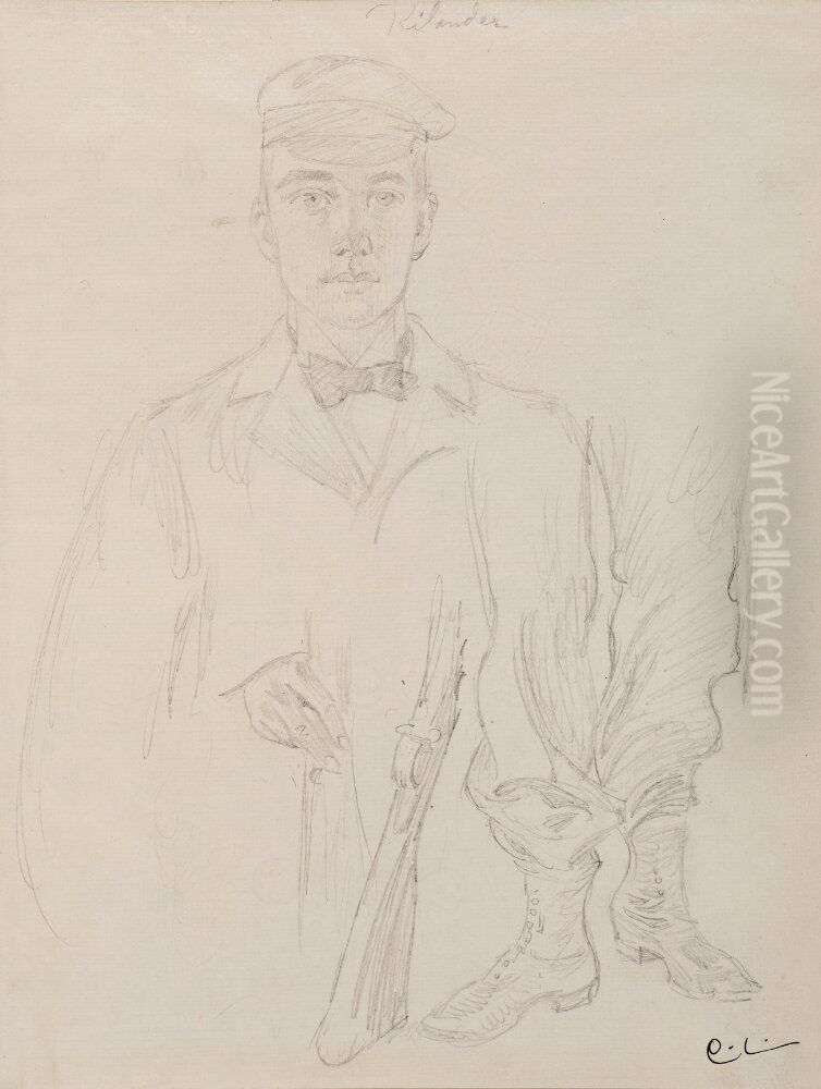 Kilander Oil Painting by Carl Larsson