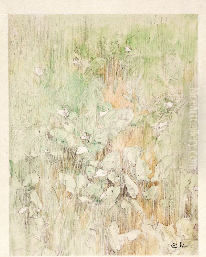 Kallor Oil Painting by Carl Larsson