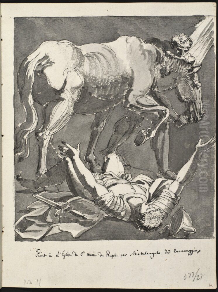 Skissbok Oil Painting by Louis Masreliez