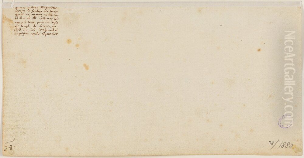 Ruiner i Alexandria Oil Painting by Mathias Palbitzki