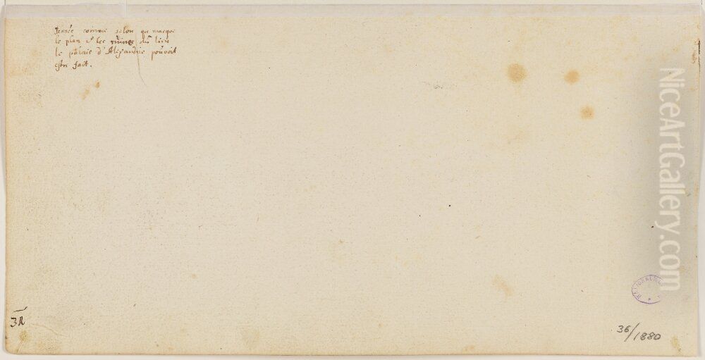 Palatset i Alexandria Oil Painting by Mathias Palbitzki