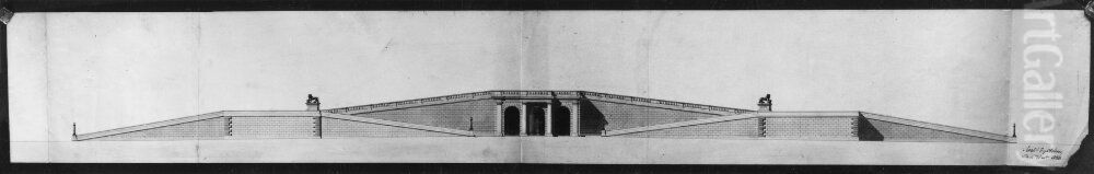 Lejonbacken i Stockholm Oil Painting by Per Axel Nystrom