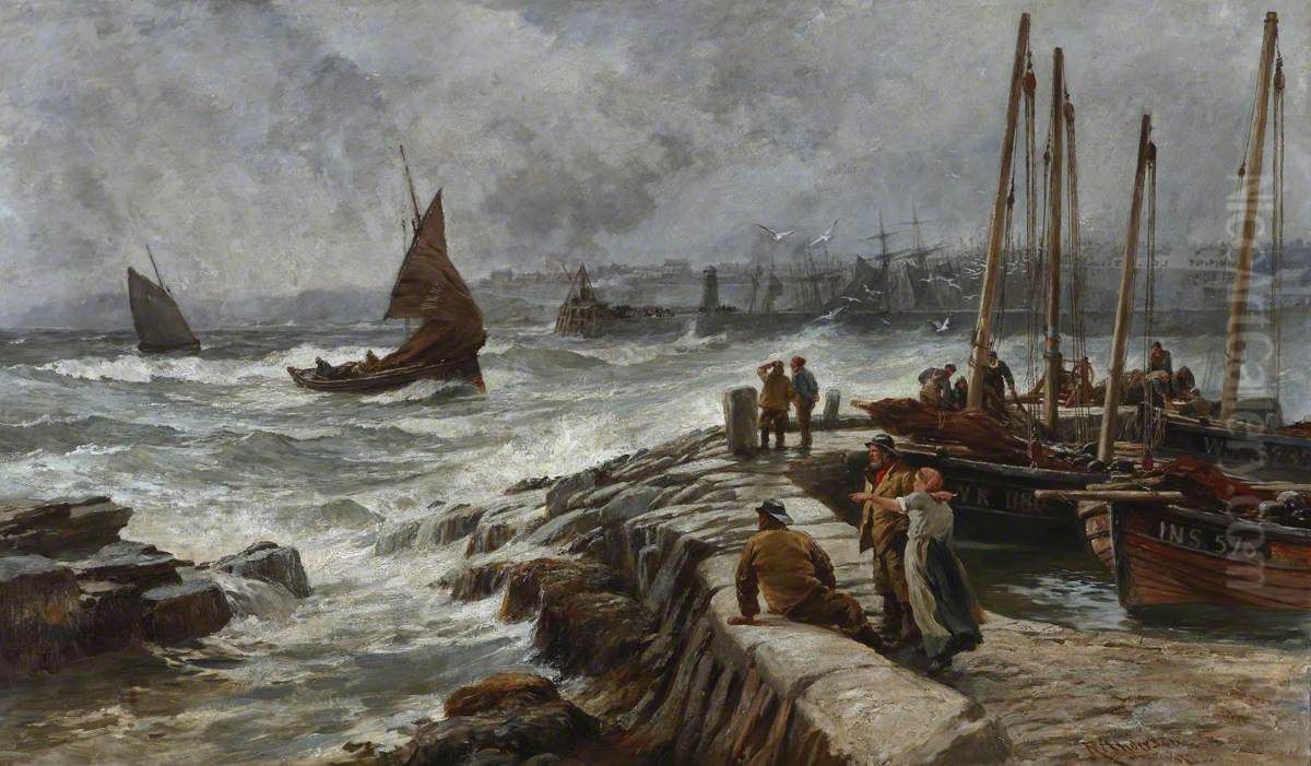 Wick's Black Saturday Oil Painting by Robert Anderson