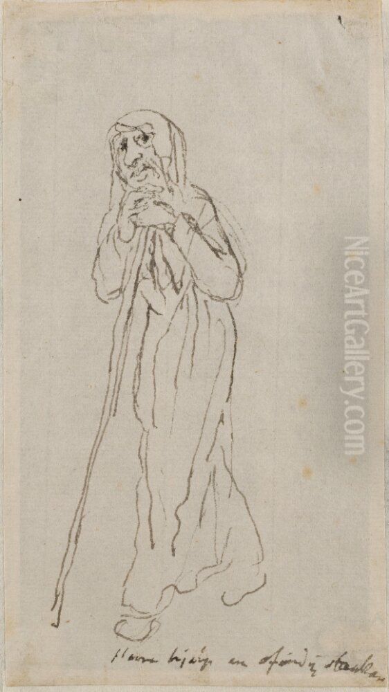 Figurstudie Oil Painting by Elias Martin