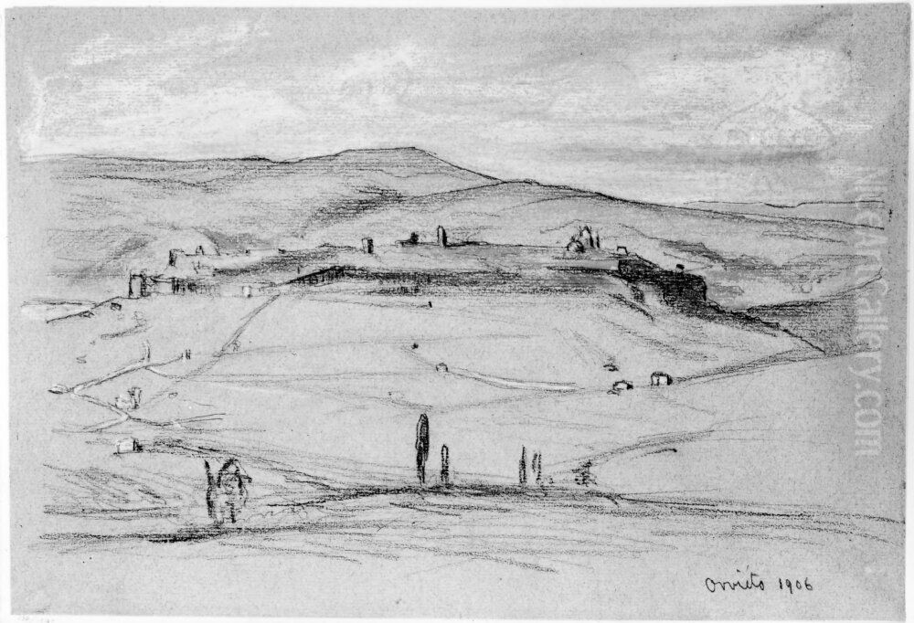 Orvieto Oil Painting by Prince Eugen, Duke of Narke