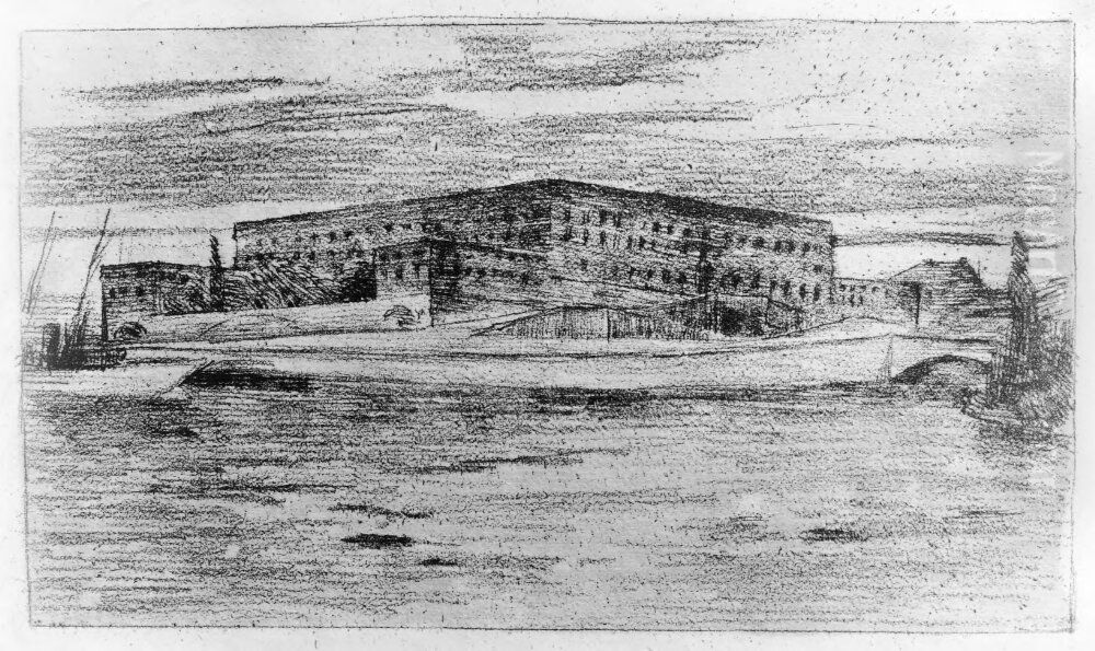 Stockholms slott Oil Painting by Prince Eugen, Duke of Narke