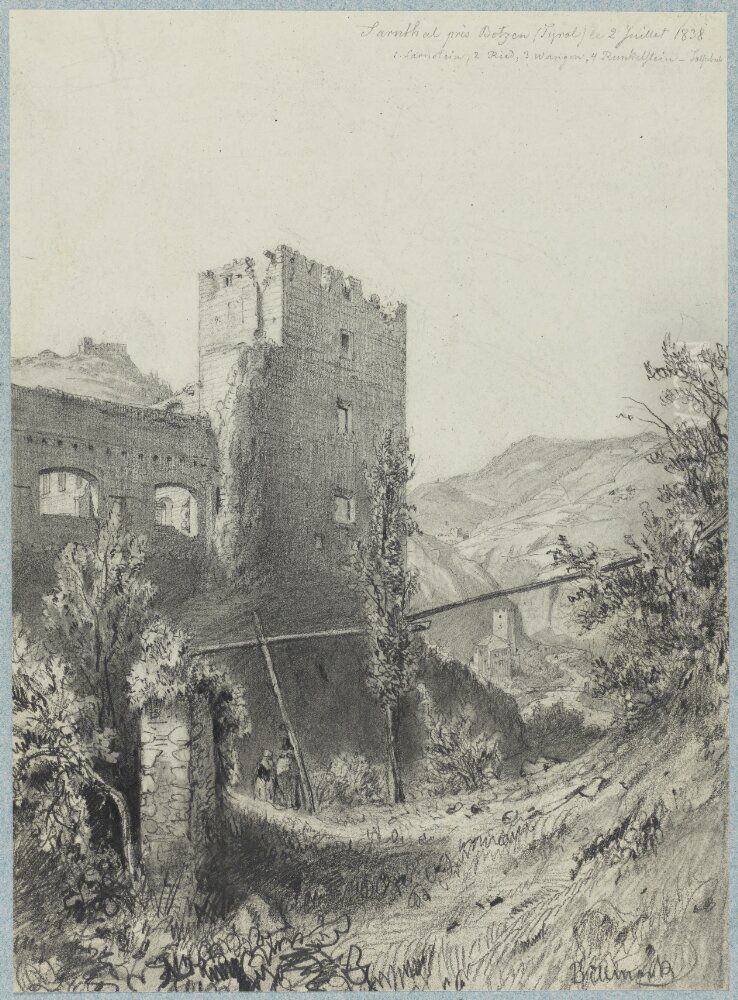 Sarnthal, pres Botzen Oil Painting by Carl Johan Billmark