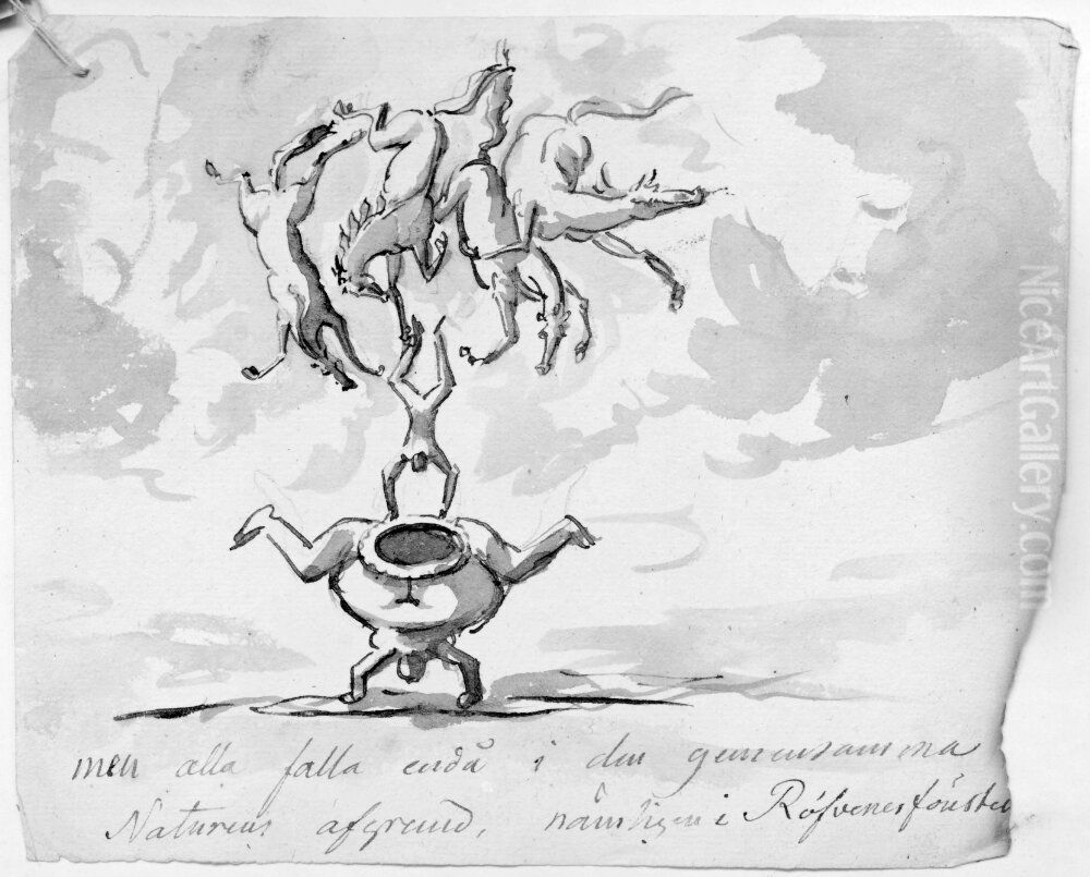 Men alla falla anda. Skissbok 