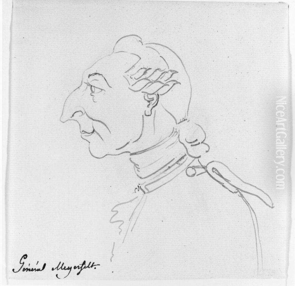 General Meyerfelt Oil Painting by Carl August Ehrensvard