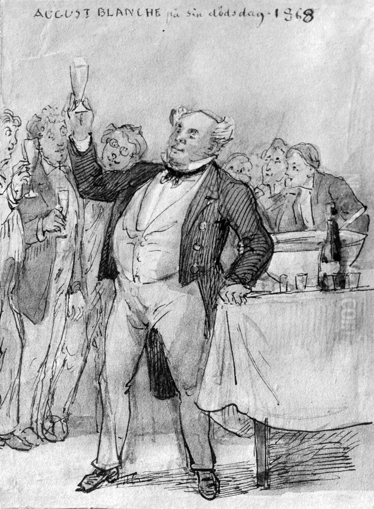 August Blanche, forfattare. Skissbok 