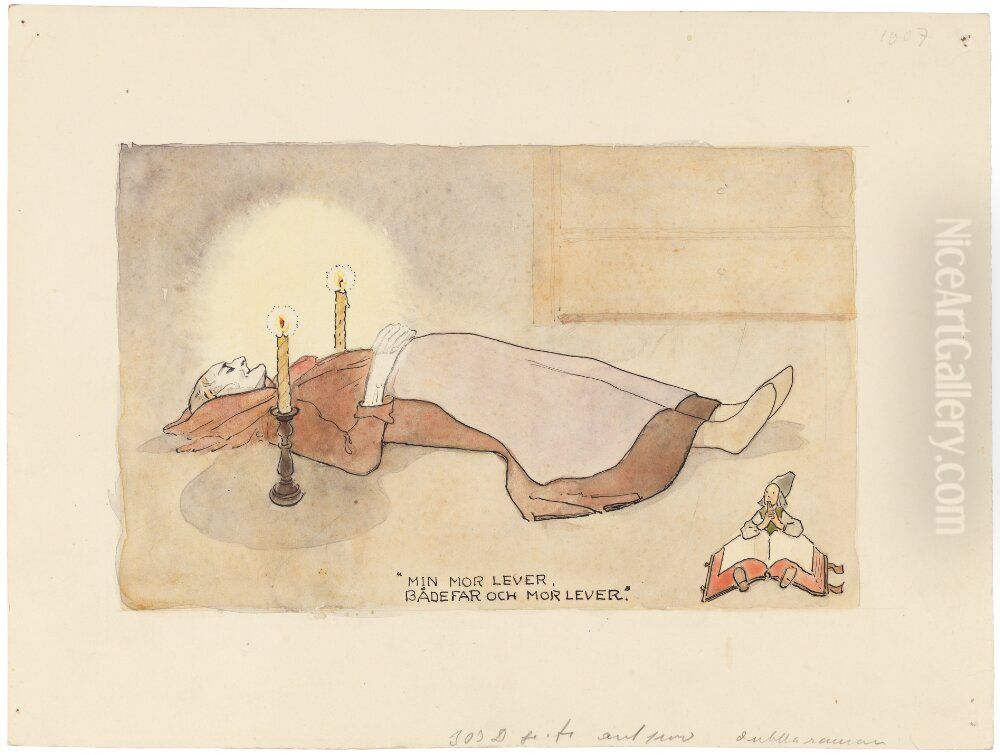 Design for a print illustrating 