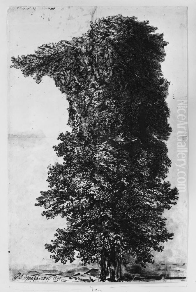 Lovtrad Oil Painting by Carl Samuel Graffman