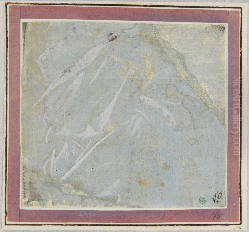 Etude af ett draperi Oil Painting by Piero del Pollaiuolo