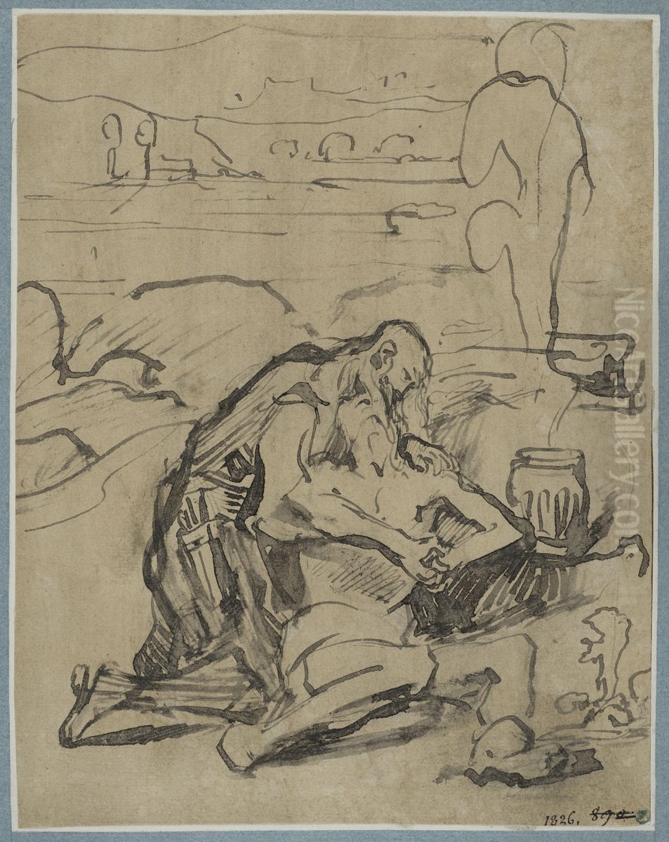 Den barmhartige samariten Oil Painting by Rembrandt