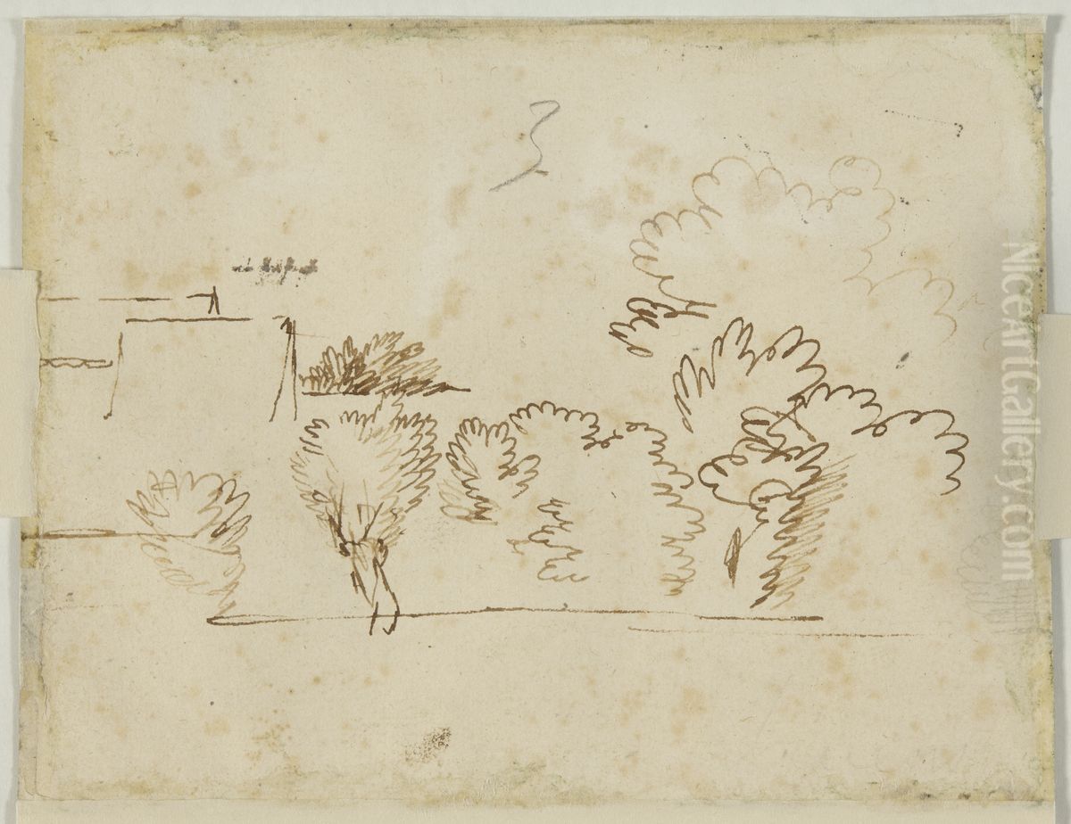 Landskap med vatten Oil Painting by Jan Lievens