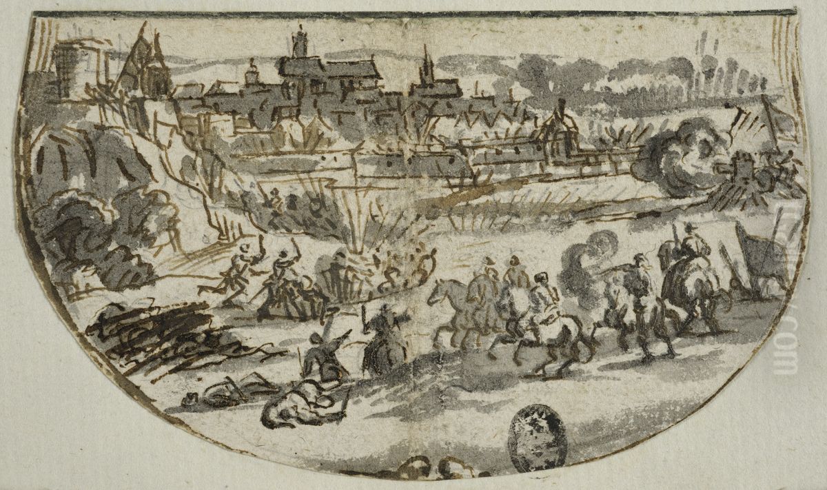 Belagring Oil Painting by Romeyn de Hooghe