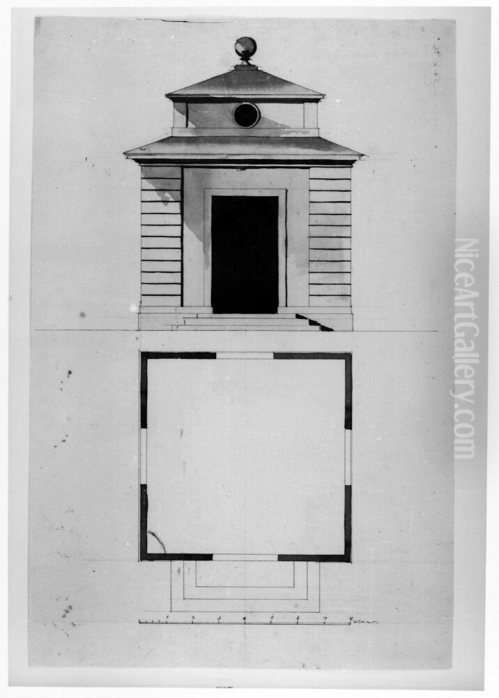 Paviljong Oil Painting by Jean Eric Rehn