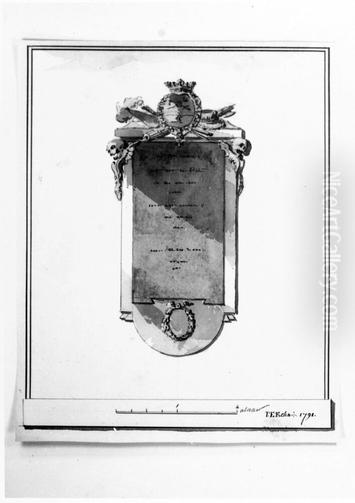 Epitafium Oil Painting by Jean Eric Rehn