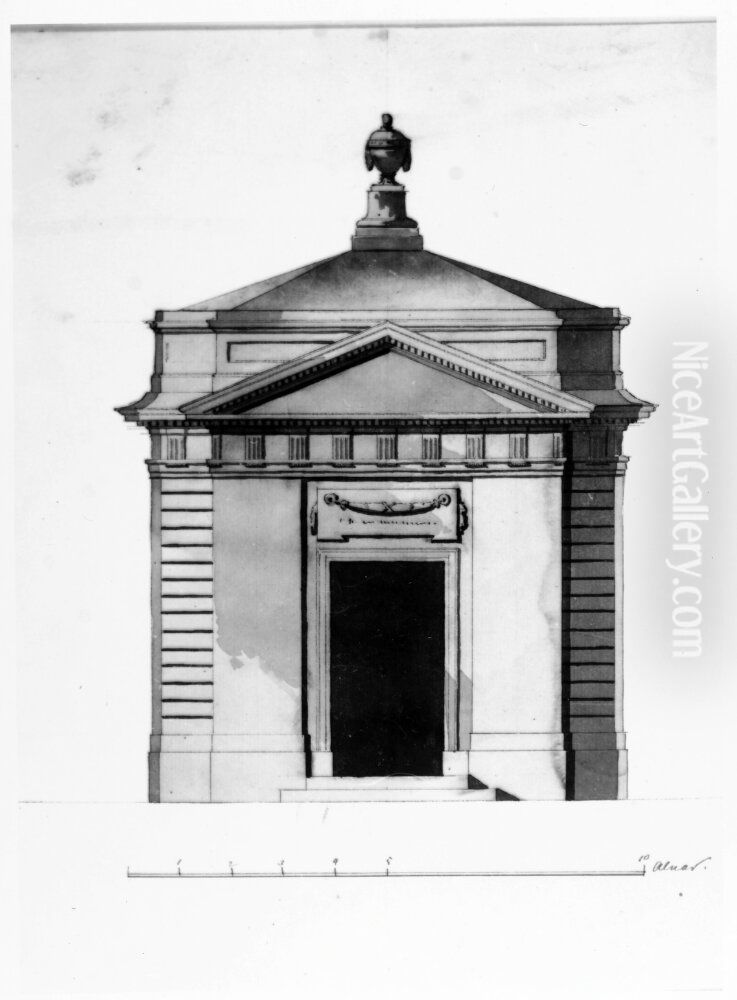 Gravkapell Oil Painting by Jean Eric Rehn