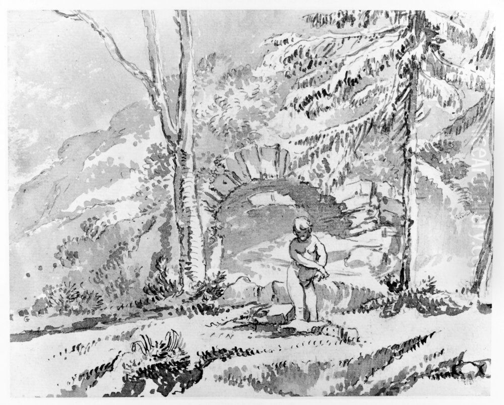 Svensk kallnymf Oil Painting by Jean Eric Rehn