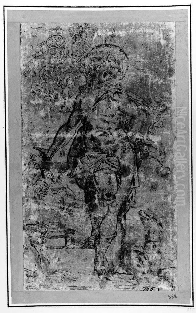 Phaethon Oil Painting by Bartolomeo Cesi