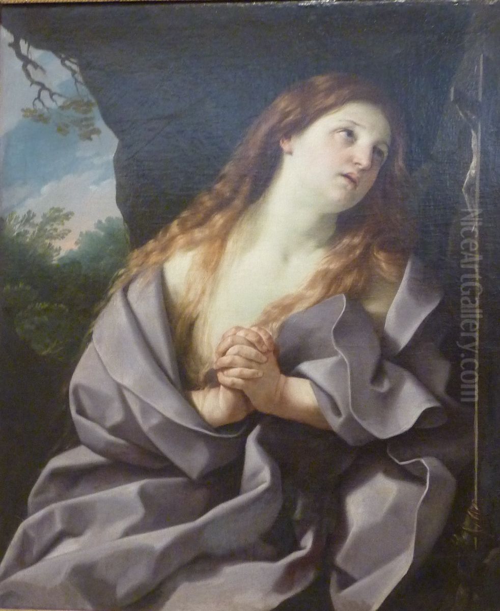 Sainte Madeleine en priere Oil Painting by Guido Reni