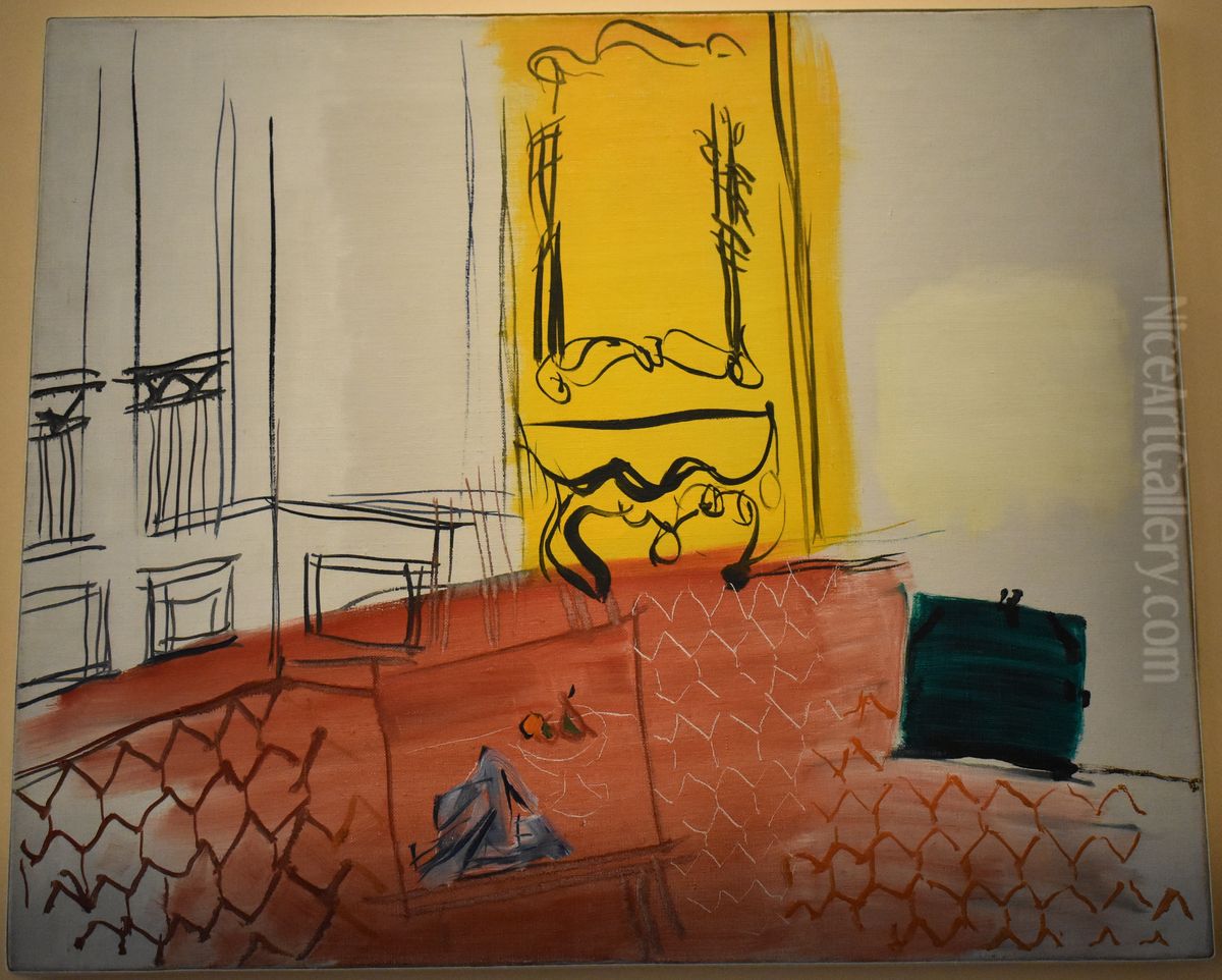 La Console Oil Painting by Raoul Dufy