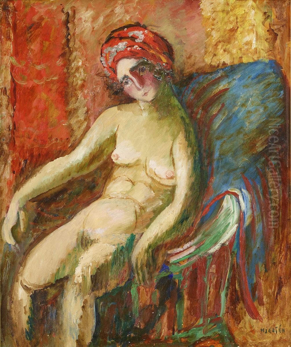 Odalisque Oil Painting by Sigrid Hjerten