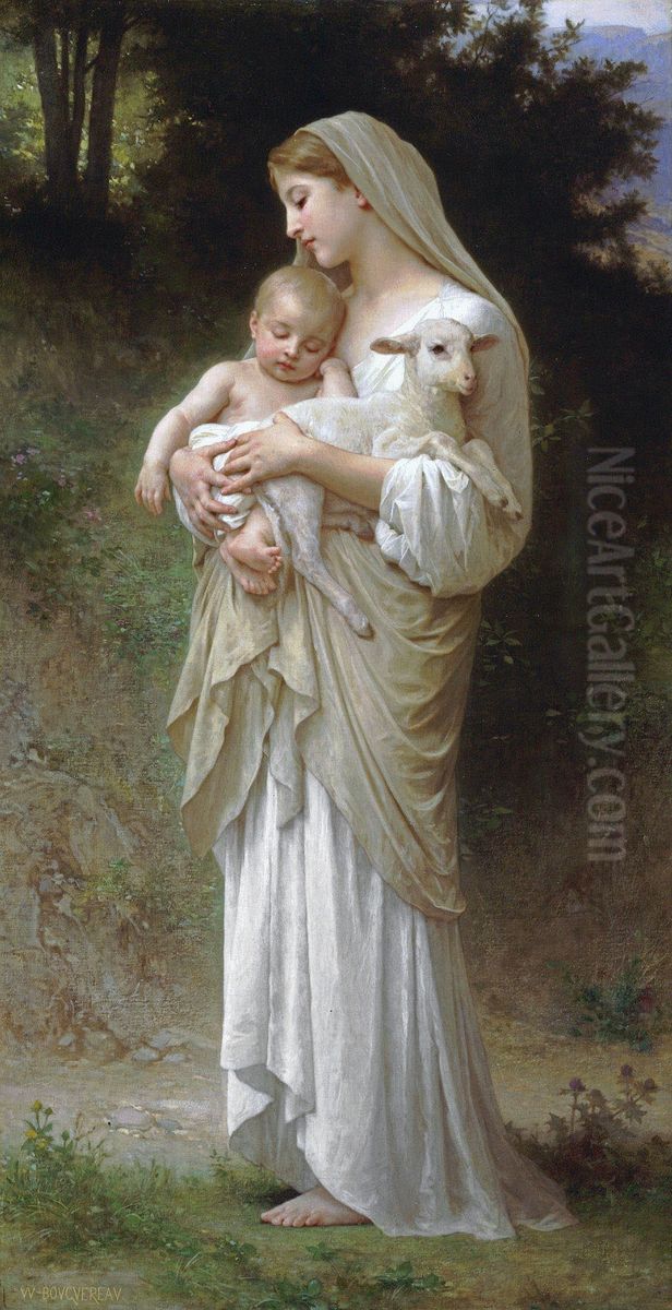 Innocence Oil Painting by William-Adolphe Bouguereau