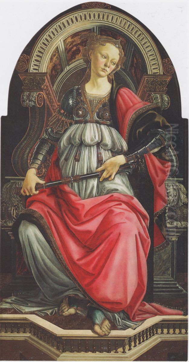 Fortitude Oil Painting by Sandro Botticelli