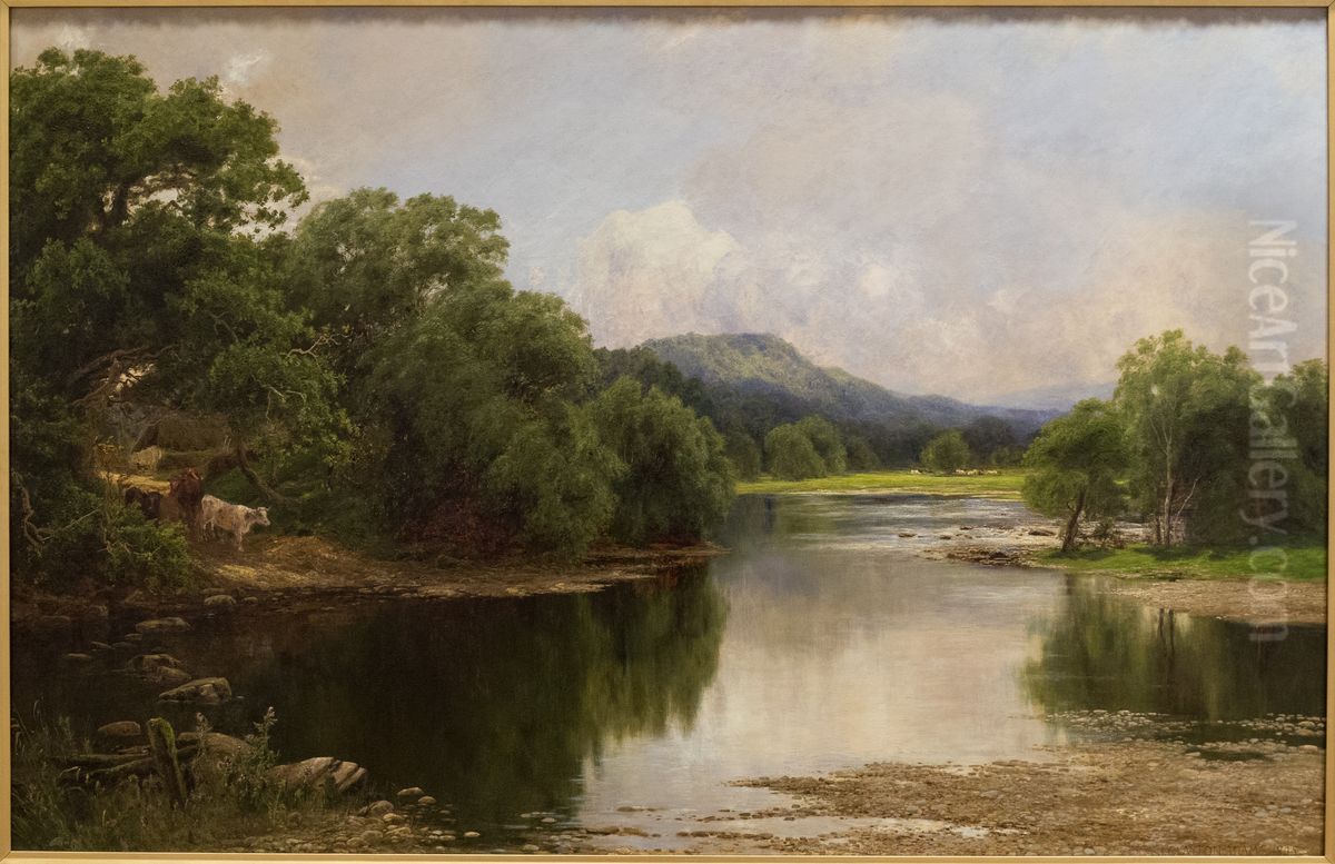 The Golden Vale Oil Painting by John Clayton Adams