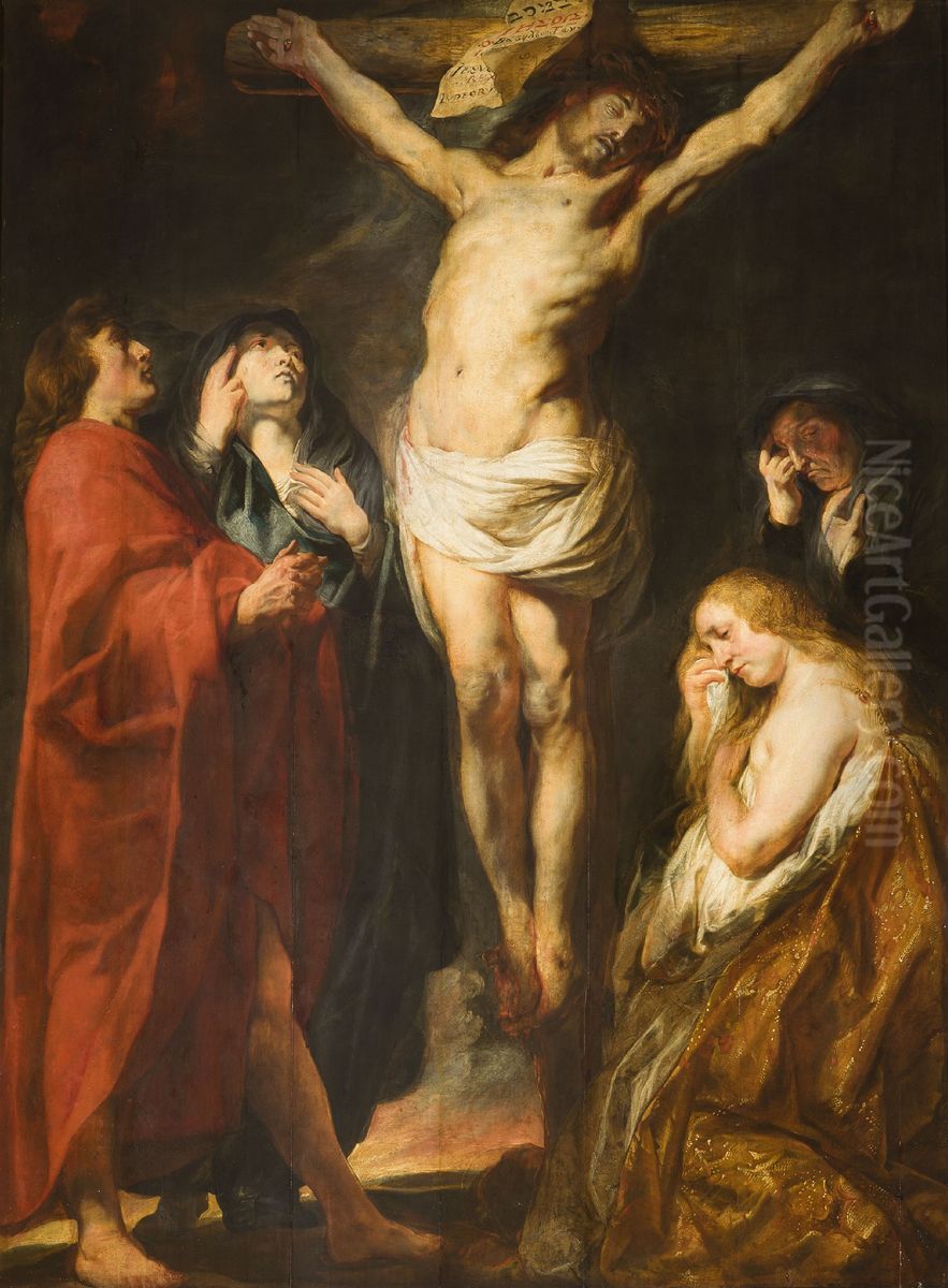 Crucifixion of Jesus Oil Painting by Jacob Jordaens