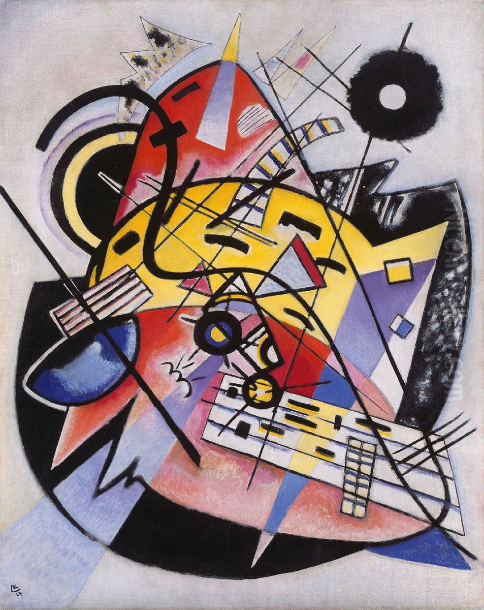 Weisser Punkt (Komposition 248) Oil Painting by Wassily Kandinsky
