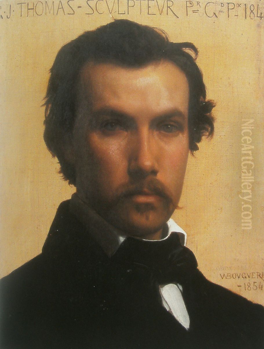 Portrait de Gabriel-Jules Thomas Oil Painting by William-Adolphe Bouguereau
