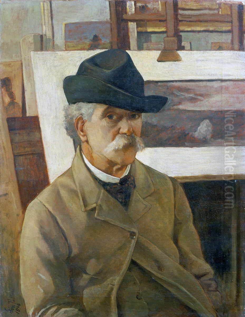 Self-portrait Oil Painting by Giovanni Fattori