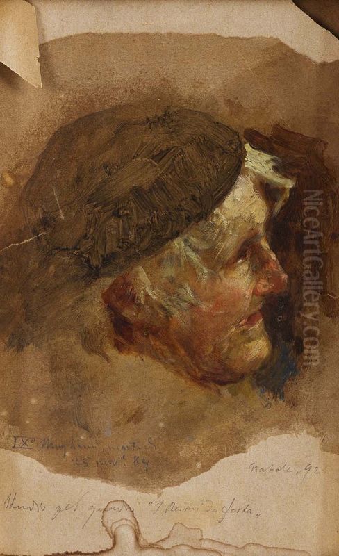 Study for 'The tendrils of the feast' Oil Painting by Luigi Nono