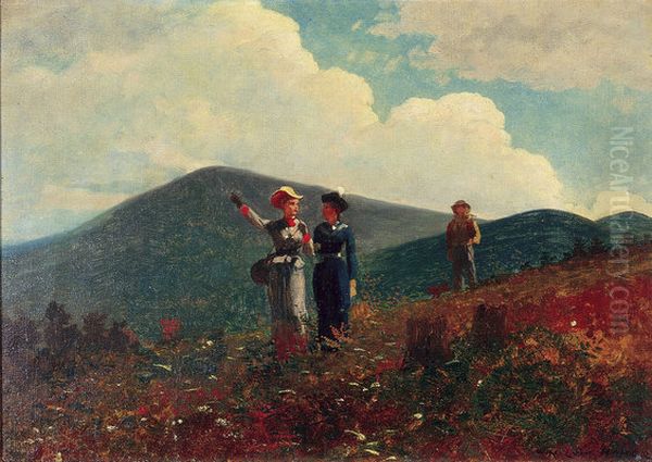 Beaver Mountain, Adirondacks; Minerva, New York Oil Painting by Winslow Homer
