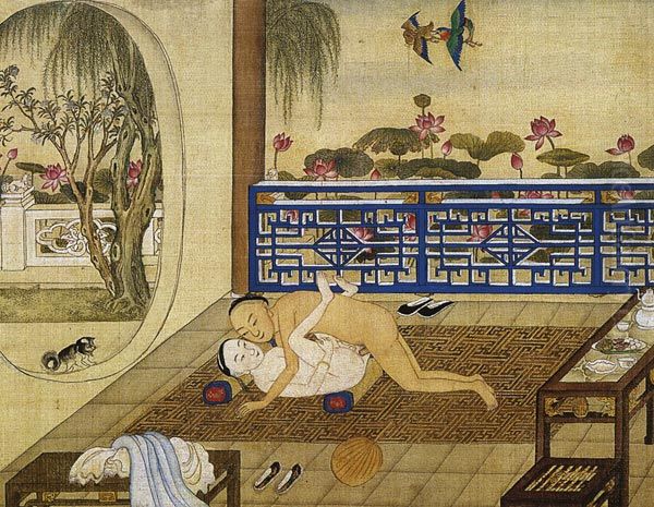 Wealthy Landowner Making Love to a Boy Oil Painting by unknown