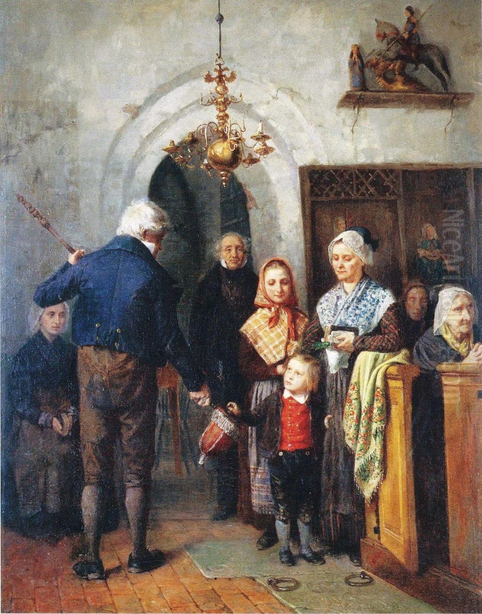 Ropo haaviin Oil Painting by Karl Jansson