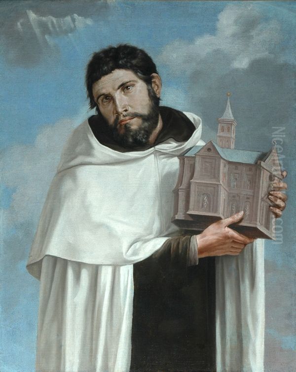 St Agabus Oil Painting by Juan Bautista Maino