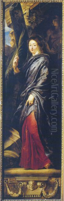 Saint Martina Oil Painting by (studio of) Rubens, Peter Paul