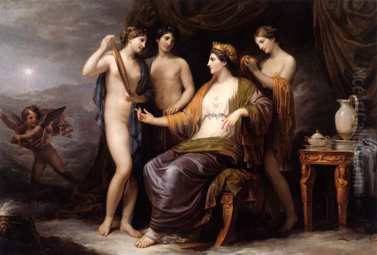 la Toilette de Junon Oil Painting by Andrea, the Elder Appiani