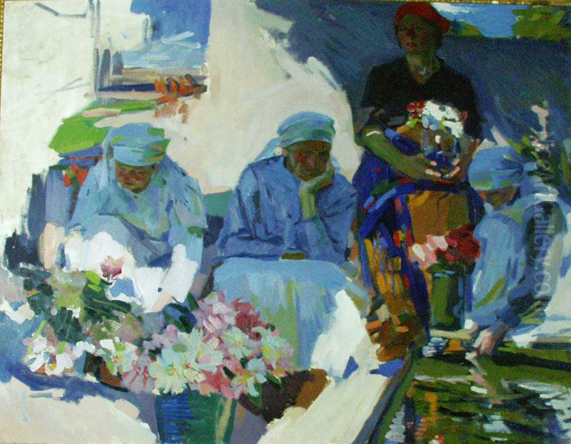 Kvitkarki Oil Painting by Oleksandr Murashko