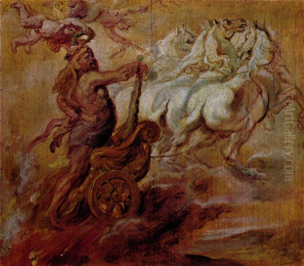 Apotheose d'Hercule Oil Painting by (studio of) Rubens, Peter Paul