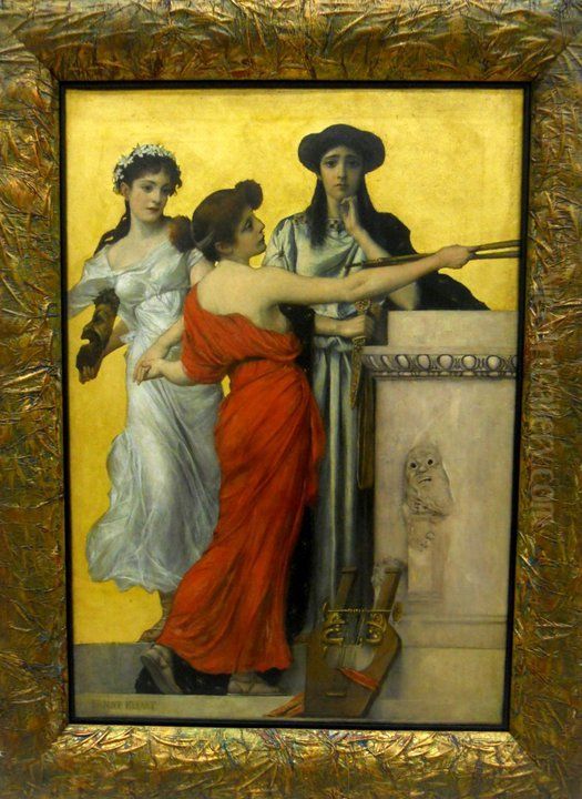 title is unknown Oil Painting by Ernst Klimt