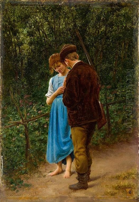 'Prey' at the Melezet Oil Painting by Silvio Allason